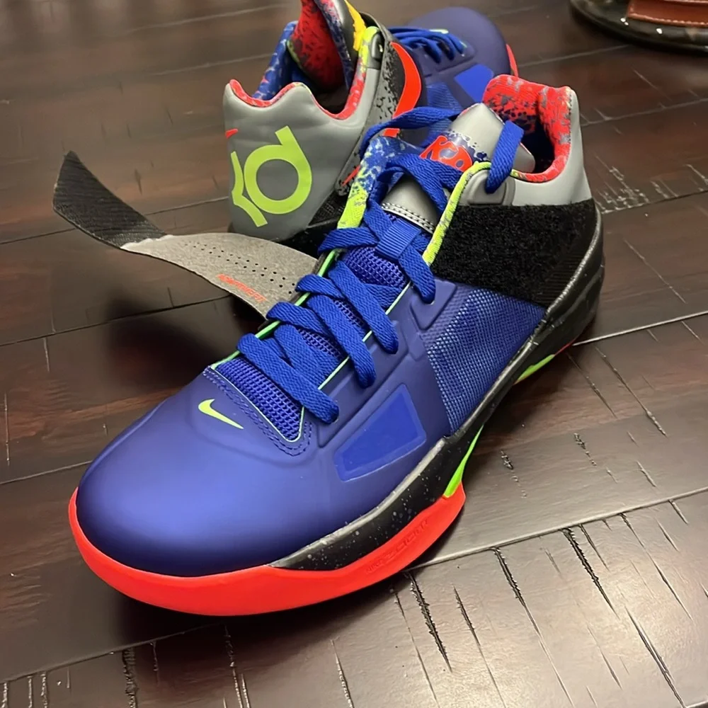 Nike KD IV Nerf Shoes Sneakers new FQ8180 400 Men’s Size 9.5
